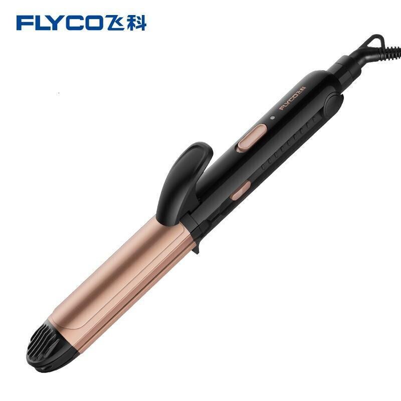 【精选】飞科（FLYCO）卷发棒 卷直两用迷你内扣直发器拉直板夹板防烫发空气刘海大卷蛋卷FH6878 标配+鼻毛_428