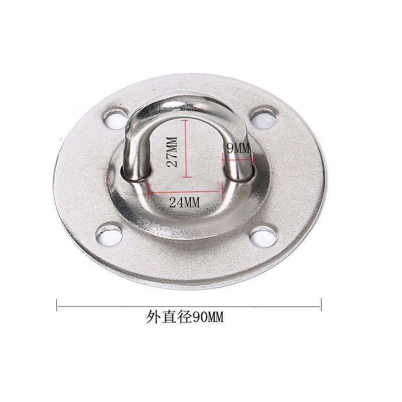 不锈钢吊床吊顶扣空中瑜伽吊盘固定盘挂钩闪电客挂盘吊环固定扣秋千配件 吊篮室内套餐_830