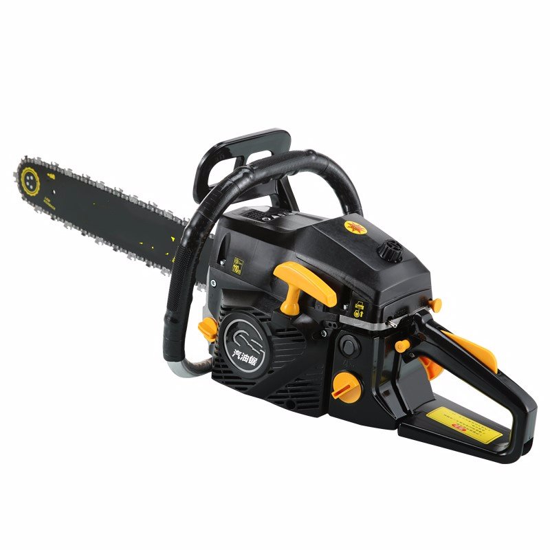 大功率汽油锯油锯伐木锯链条家用小型电锯树机 顶配升级红款2根链条