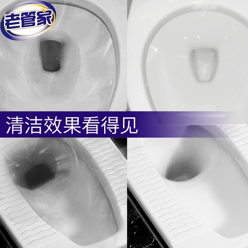 老管家洁厕灵洁厕液马桶清洁剂卫生间除垢去渍厕所(ceP)