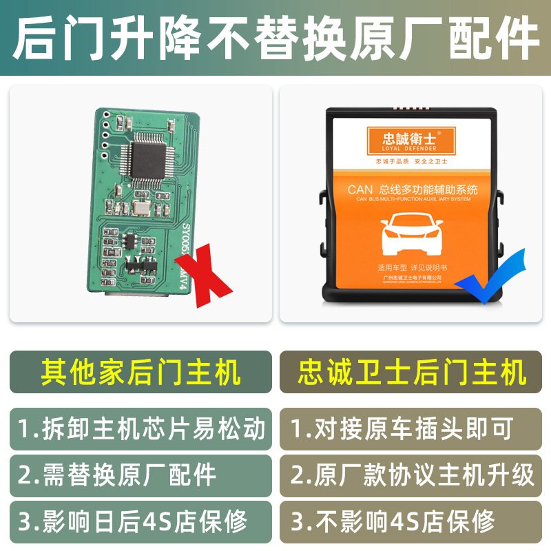 一键自动升窗器改装车窗升降器 9.5代雅阁【升降窗+天窗+落锁+折叠】防震折叠版 免拆门9O5O25