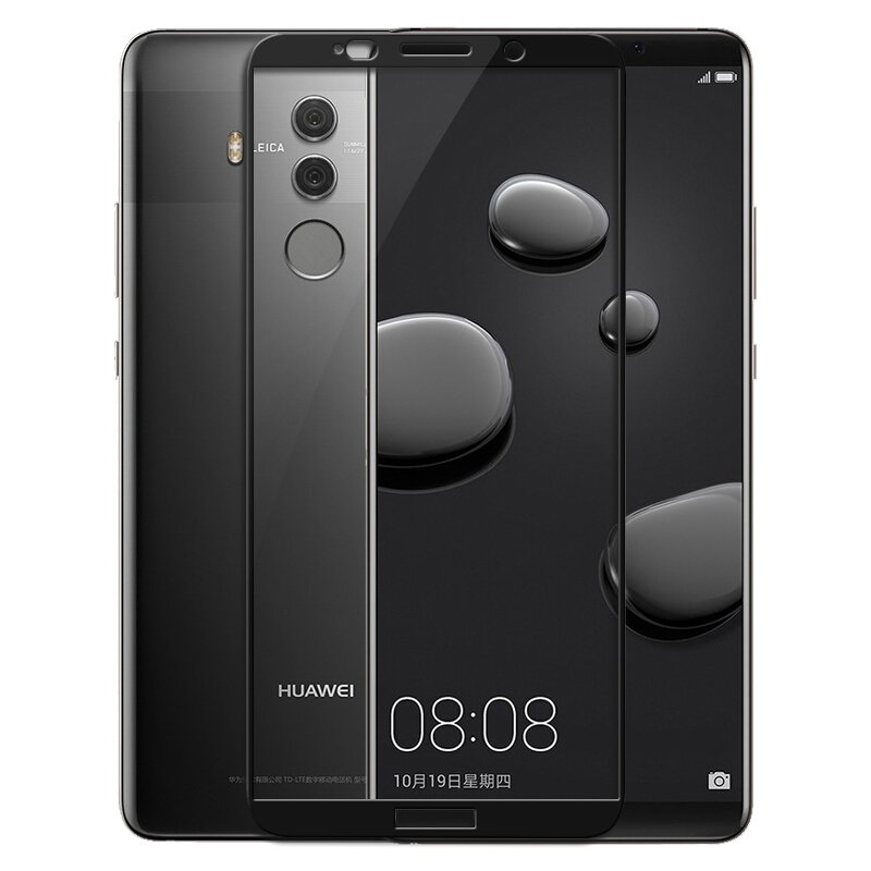 【送手机壳】轻万华为mate10钢化膜honor全屏玻璃贴膜huawei黑色128gb 华为