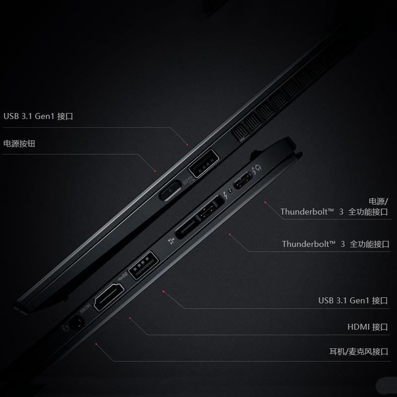 2020新款 联想ThinkPad X1 Carbon 14英寸轻薄笔记本电脑(十代i7-107