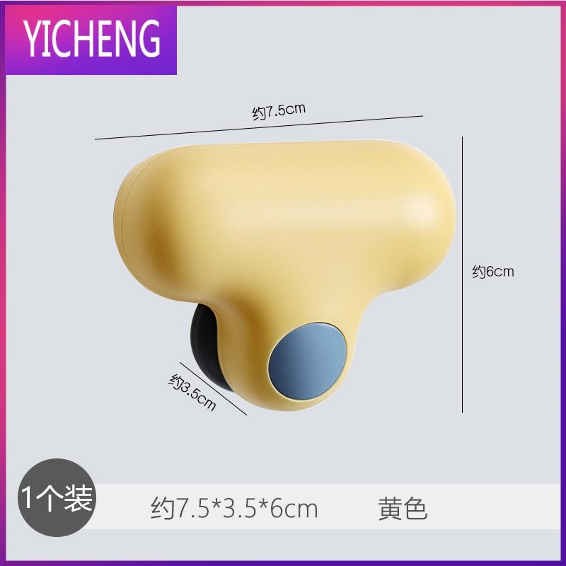 吸壁式擦玻璃器保洁迷你家用窗户清洁工具清洗工具刮水器 YICHENG 黄色★吸壁式迷你玻璃刮水器A6HJWP