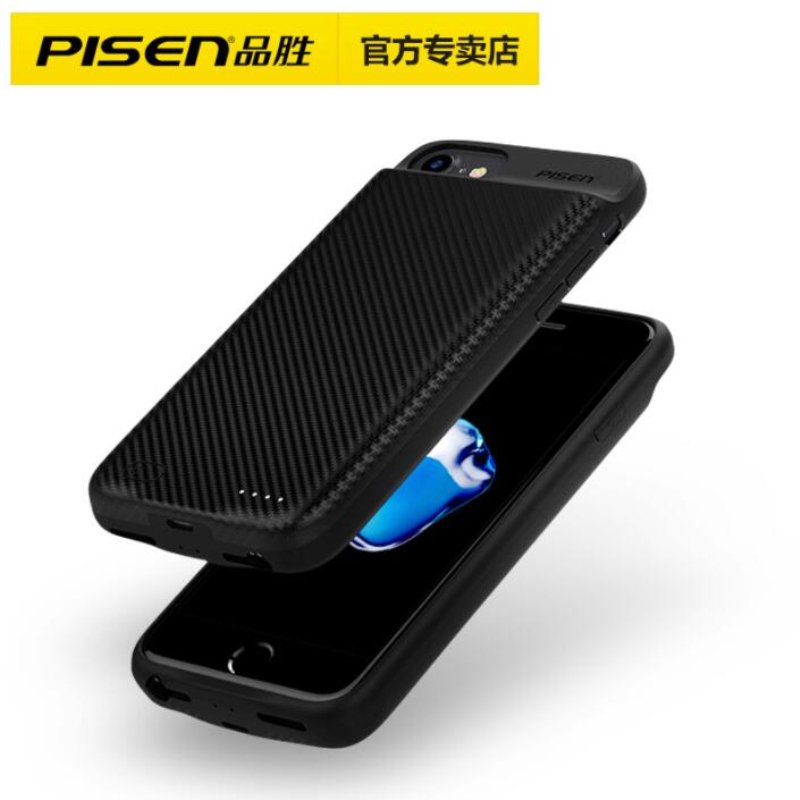 品胜(PISEN) 背夹电池 苹果iPhone6 6s 7 8适用 3000毫安 4.7英寸 黑色