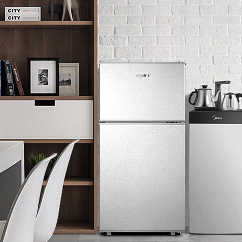 三门/108升/冷冻 软冷冻 冷藏 royalstar/荣事达 bcd-76l9rsz双门冰箱
