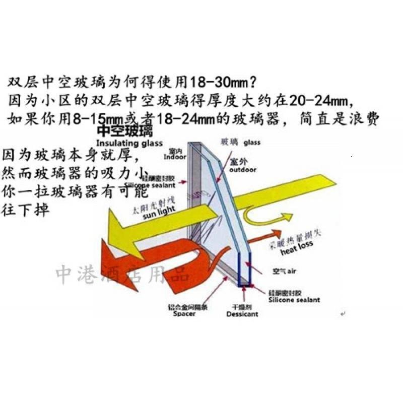 哥俩好 强磁双面擦 玻璃清洁器工具擦窗器 擦玻璃器双层中空_467