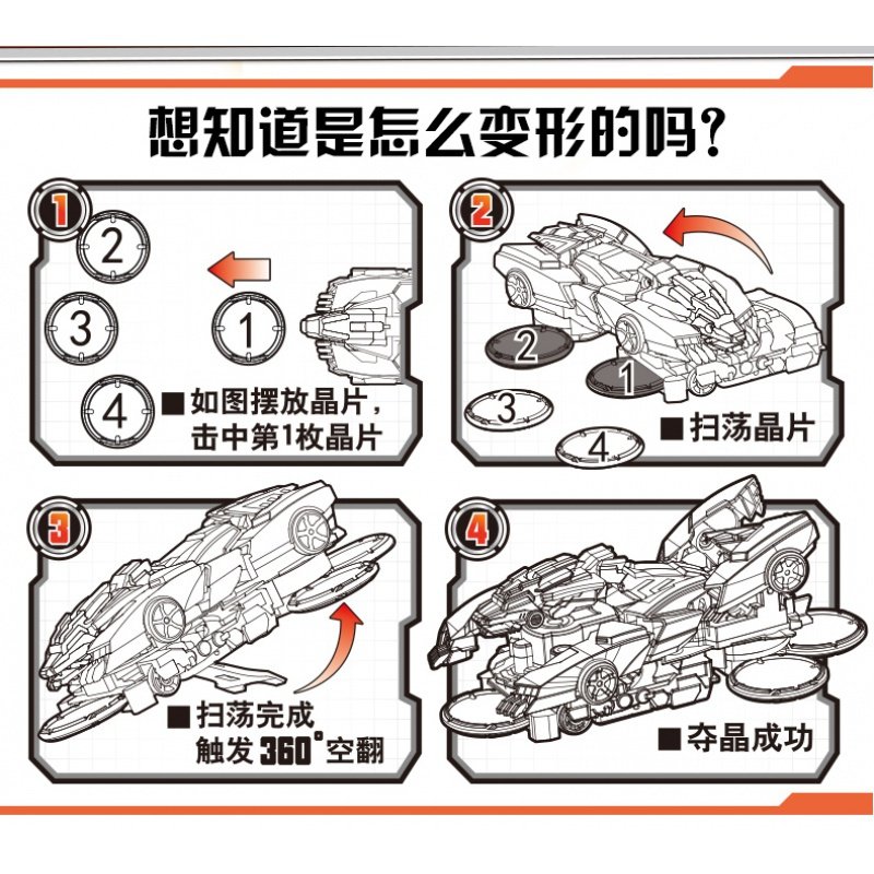 爆裂飞车4变形合体玩具男孩猎天魄珍藏特别版炼狱御星神暴烈3下部 炼狱【装备箱+3晶片】