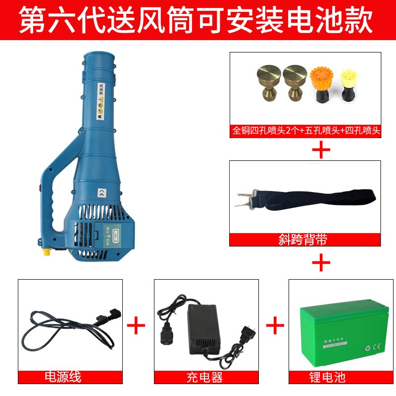 六代风送头送风农用电动喷雾器风送筒吹风喷头远程弥雾机_413_754