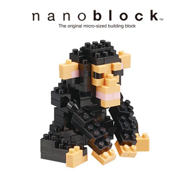 nanoblock-迷你藏品-黑猩猩