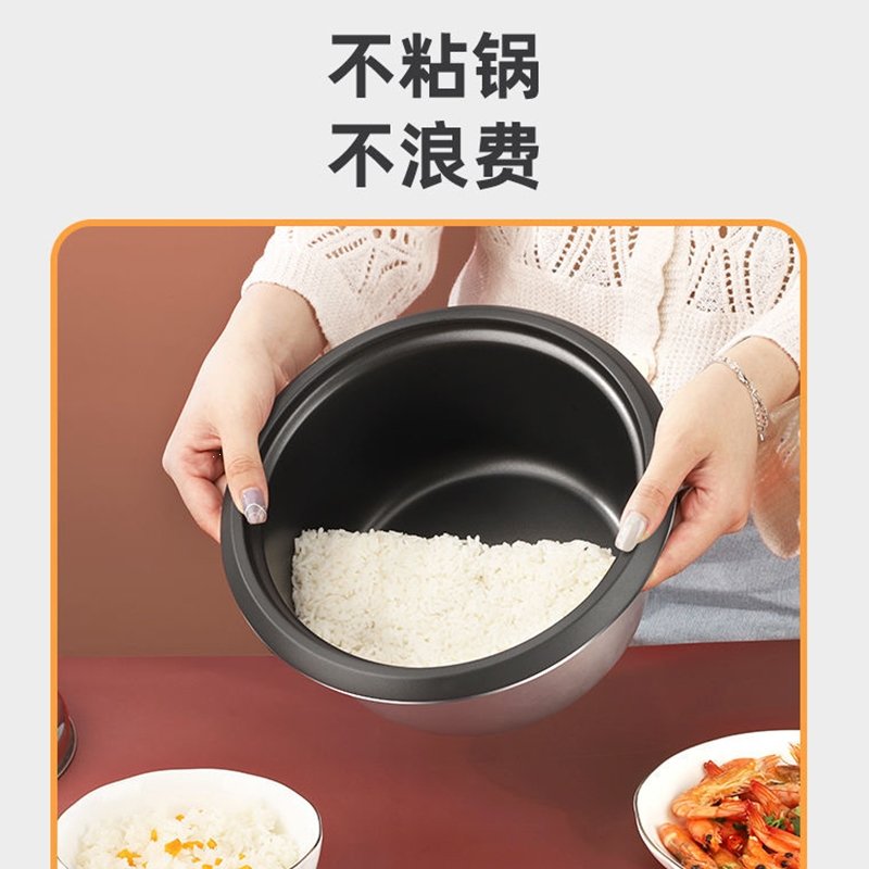 志高(CHIGO)电饭煲饭锅家用小型2-3人老式单人多功能4煮蒸米饭5L普通(3AB)_5