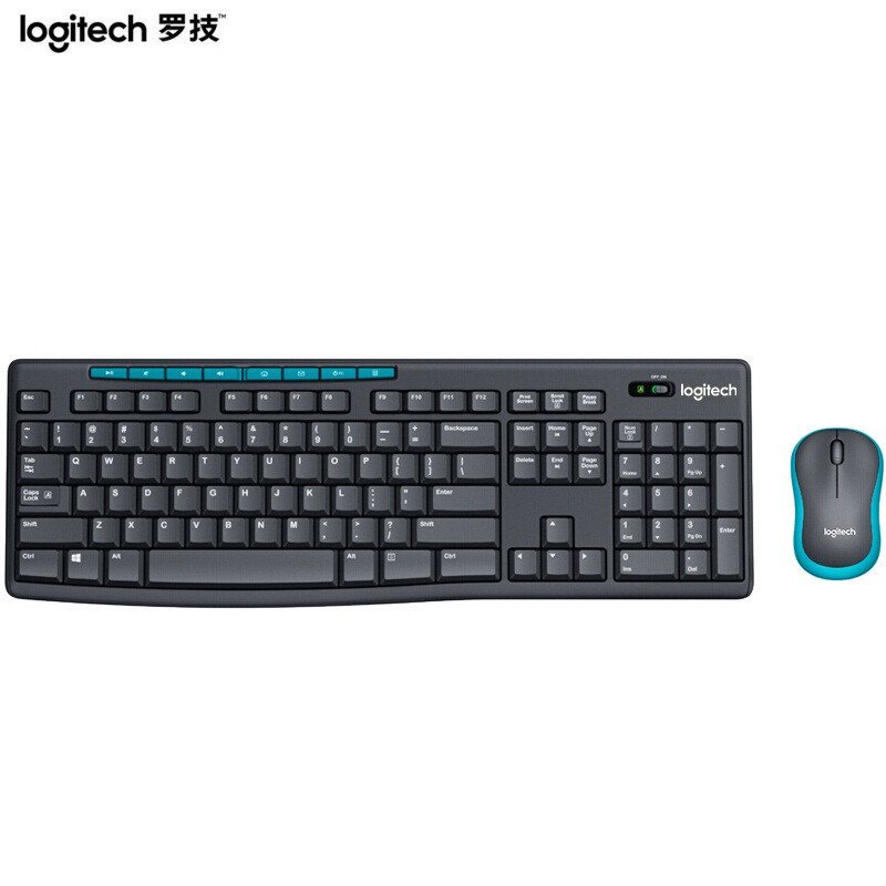 罗技（Logitech）MK275 无线光电键鼠套装 无线鼠标无线键盘套装 1箱装 （10套装）