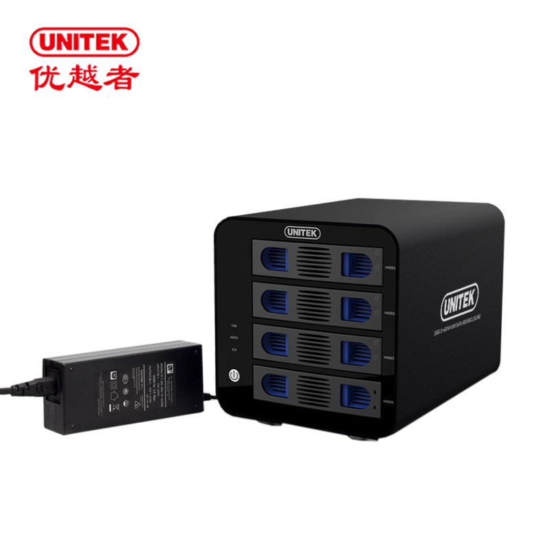 优越者硬盘盒USB3.0+esata 4盘位磁盘陈列盒 16T(4*4T)版Y-GT-S301A