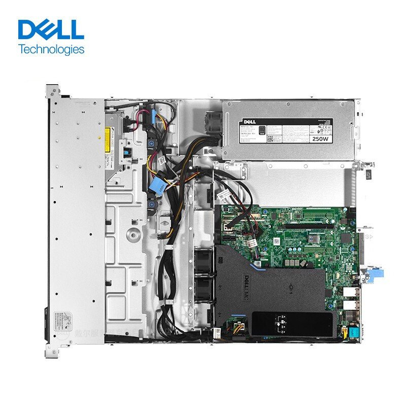 戴尔(DELL) PowerEdge R240 银牌4210r 64G 1T机械*5 1U机架式服务器 主机电脑