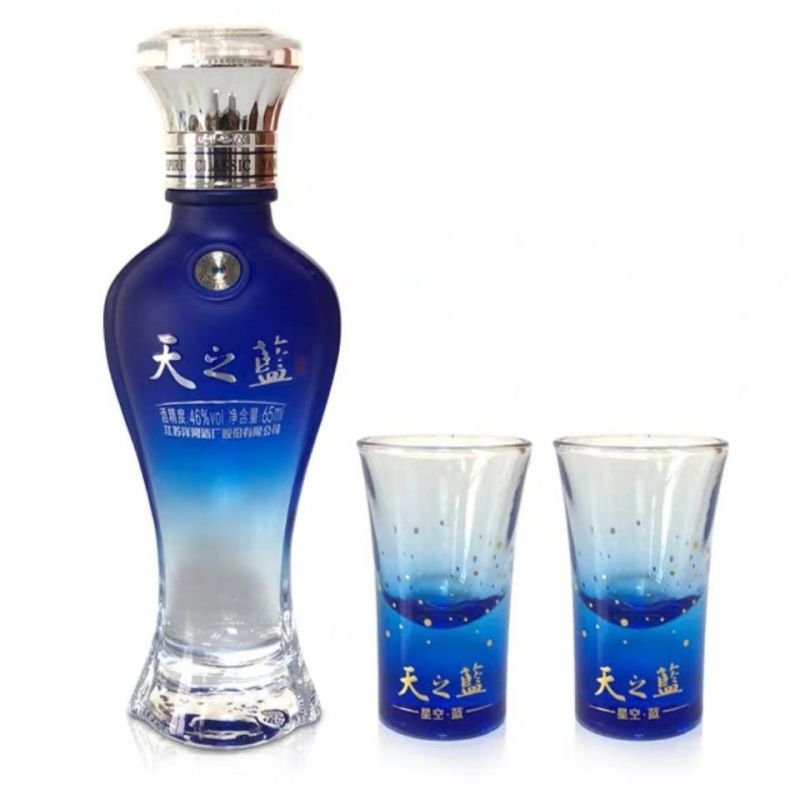 天之蓝小酒礼盒 46度65ml小瓶版带星空酒杯 白酒