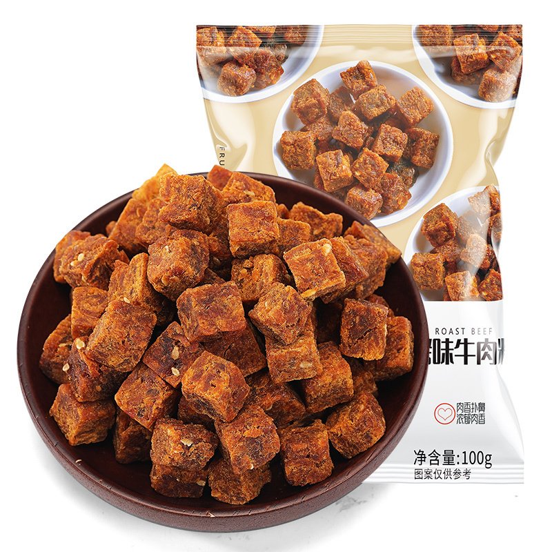 比比赞牛肉粒【炭烤味】100g......