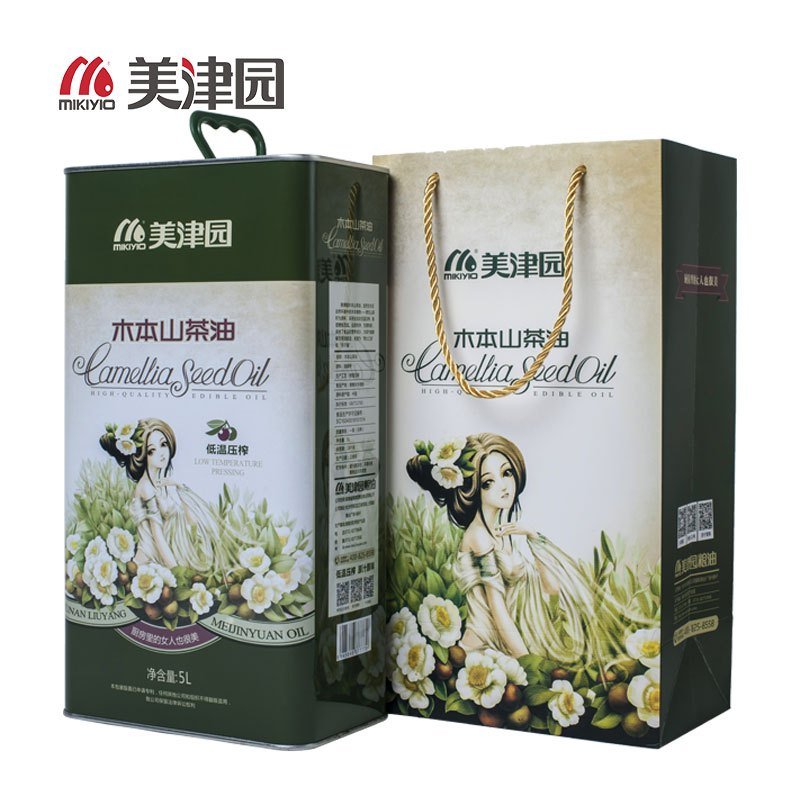 美津园粮油 食用油 木本山茶油5L