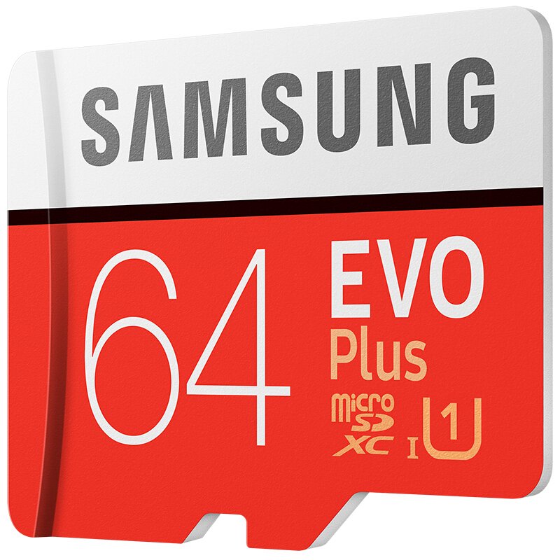 三星（SAMSUNG）64GB TF（MicroSD）存储卡 U1高清 C10 EVO升级版读速100MB/s带适配器