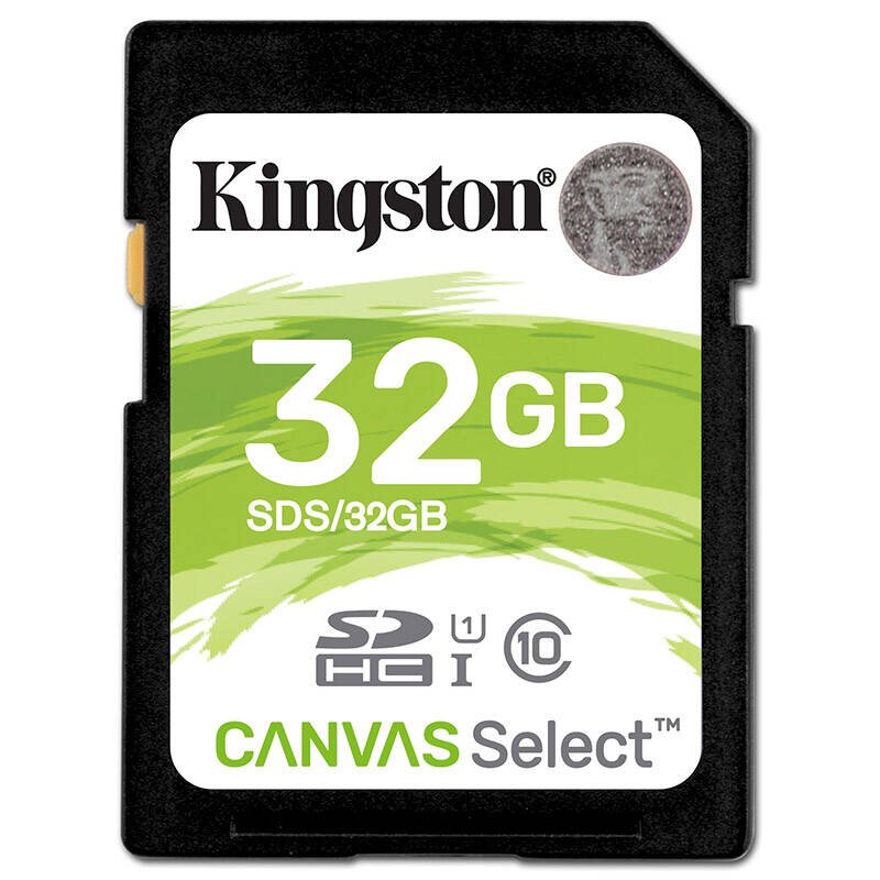 金士顿（Kingston）32GB 高速相机存储SD卡CLASS 10佳能尼康索尼单反相机内存卡车载SD大卡+读卡器