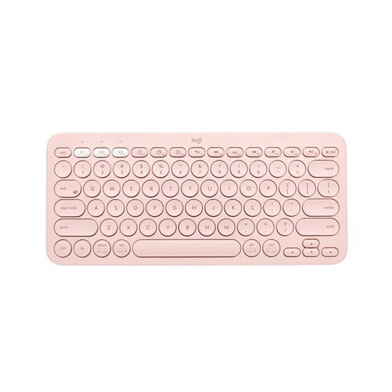 罗技（Logitech）K380蓝牙键盘 粉色(920-009164)