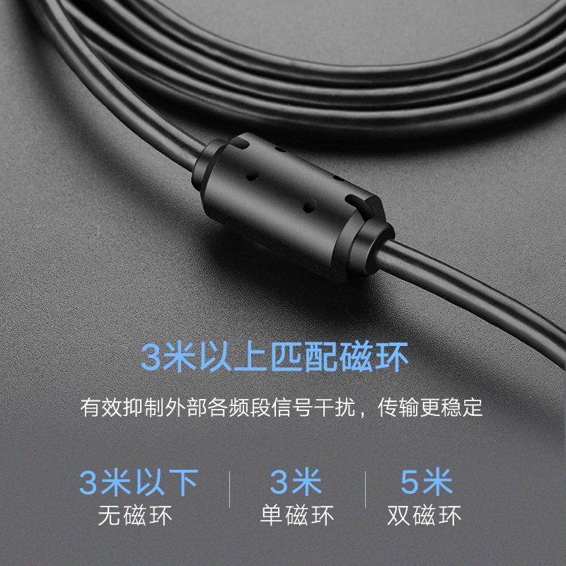 绿联 USB2.0延长线 US103 10316