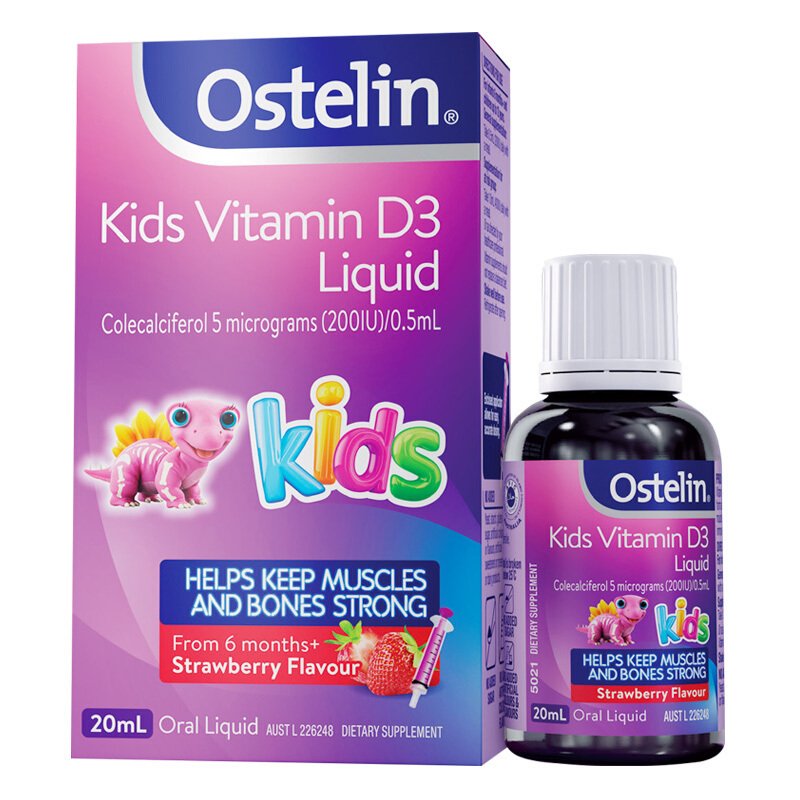 Ostelin 婴幼儿维生素D滴剂 草莓味 20ml