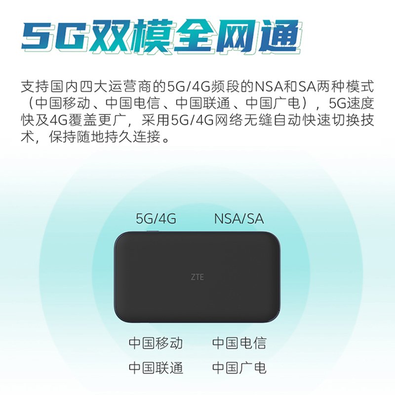 中兴MU5001随行WiFi6