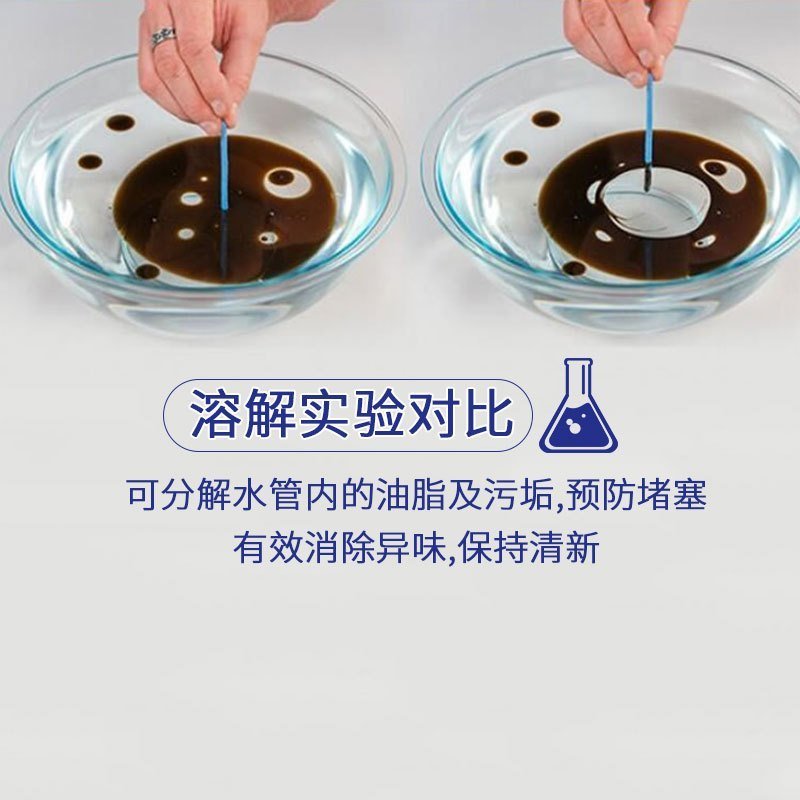 Newbark英国原装进口万能清洁棒下水道用管道疏通神器强力清理一疏百通家用多用型36支装管道疏通剂MISTOLIN