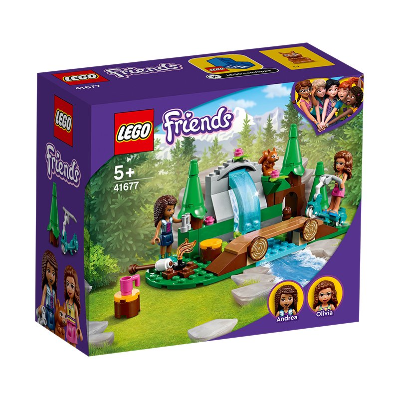 LEGO乐高6月新品LEGO Friends41677 森林瀑布积木玩具