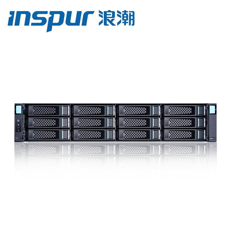 浪潮（INSPUR）混闪存储AS2150G2 双控服务器主机 (12/25盘位) 32GB 4块4T 7.2K硬盘