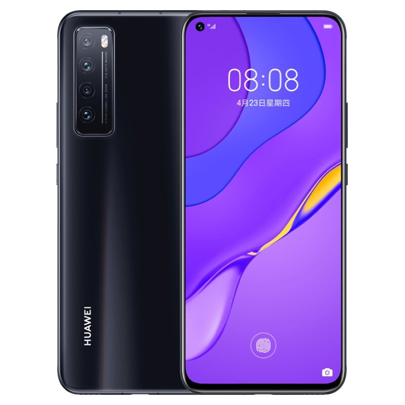 华为 HUAWEI nova 7 5G 8GB+256GB 亮黑色全网通5G手机