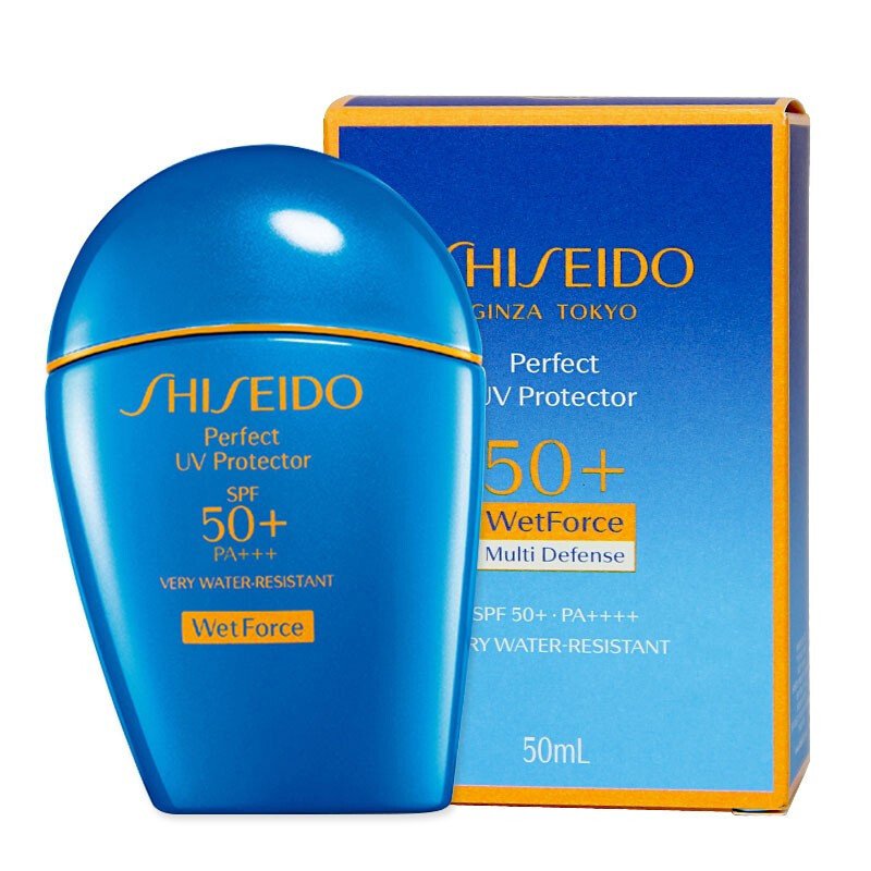 SHISEIDO/资生堂 新艳阳夏臻效水动力防晒霜/蓝胖子 适合混干肌肤 50ml SPF50+