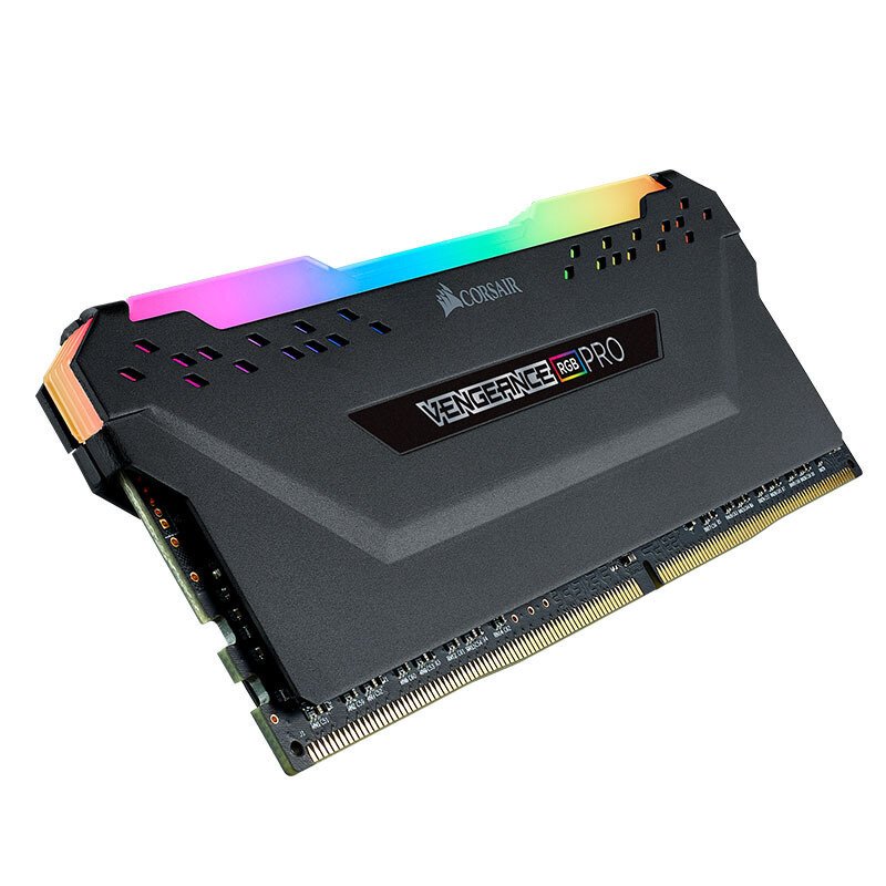 美商海盗船 DDR4 3600 32GB单条 台式机内存条 复仇者RGB PRO 电竞玩家款 RGB灯条