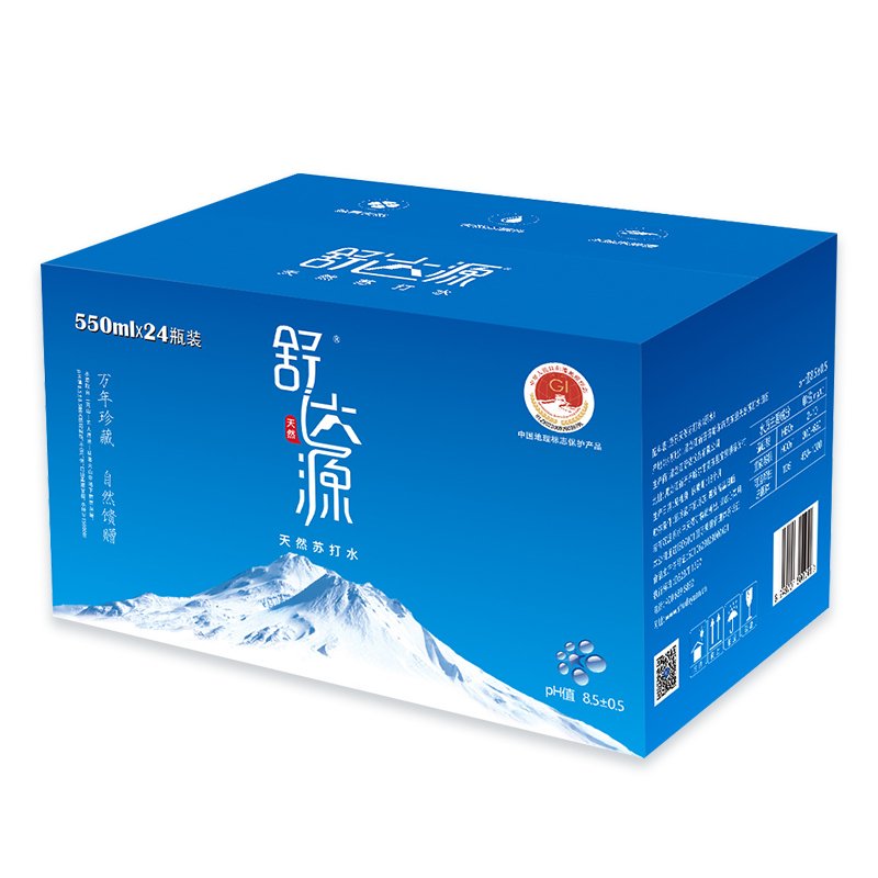 舒达源天然苏打水550ml*24