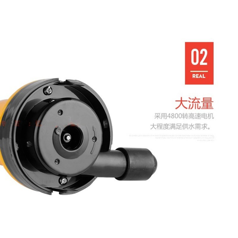 微小型DC12V24V220V直流潜水泵浇花浇菜抽水机渔船海水游艇舱底泵 裸机12V小黄泵（1.3米线）