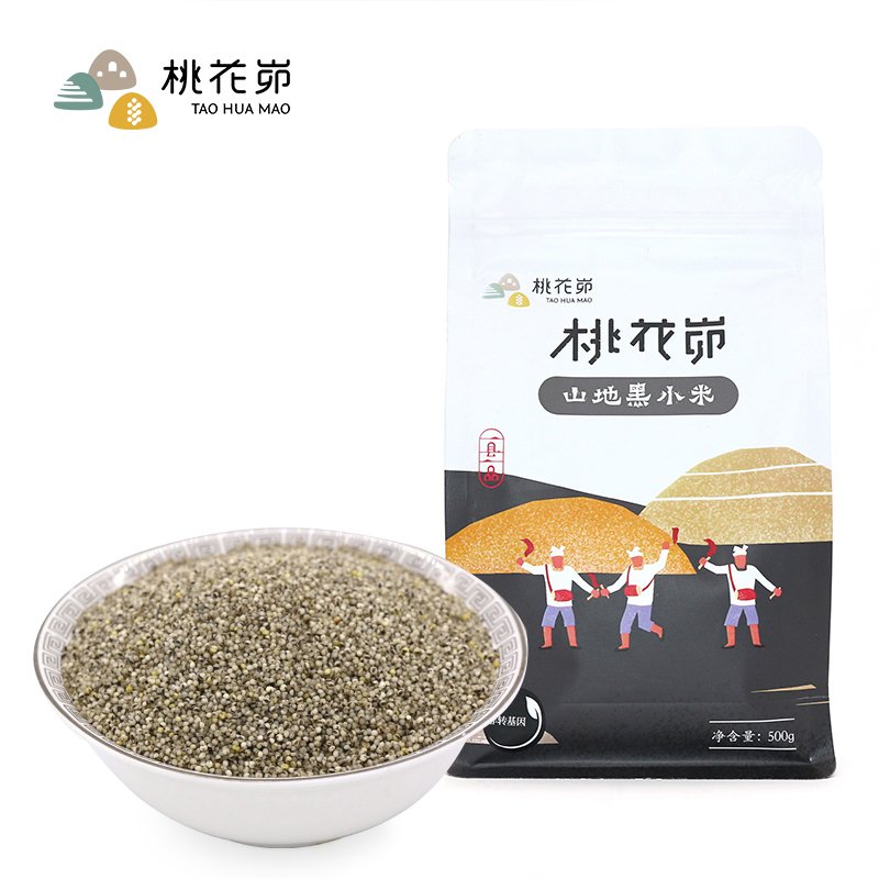 桃花峁黑小米500g