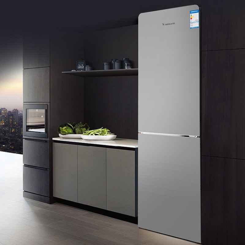 双鹿冰箱bcd-186g(酷睿银)