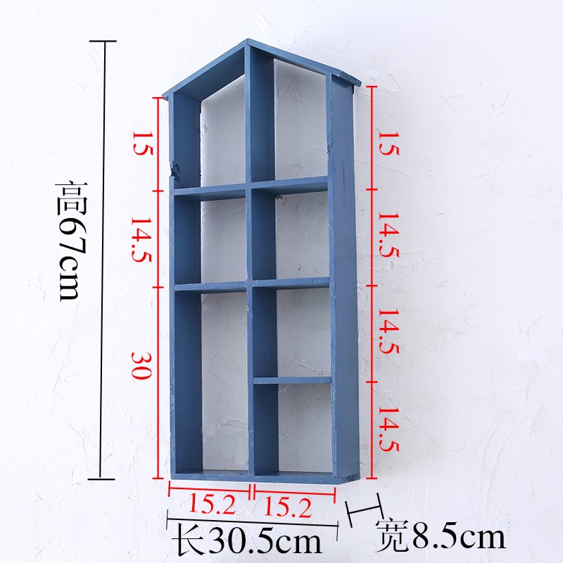 创意地中海风格墙上置物架墙面装饰品儿童女生房间卧室内墙壁挂件 J款_26