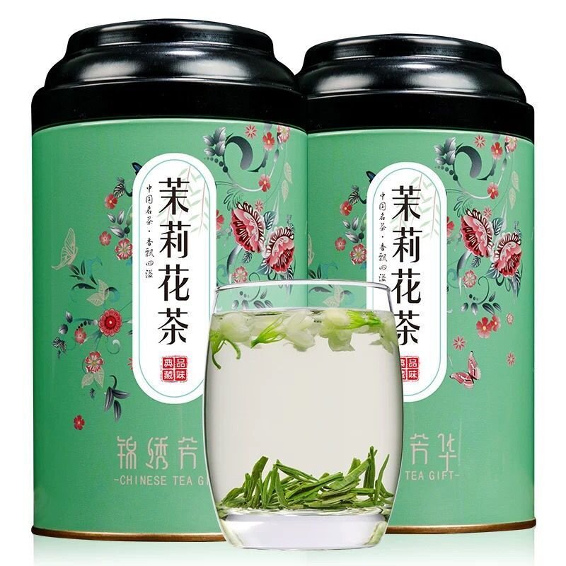 中闽与恩浓香型茉莉花茶2022新茶散装花茶罐装125克