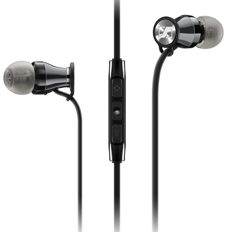 森海塞尔(Sennheiser) MOMENTUM In-Ear I木馒头入耳式手机线控耳机 Black Chrome