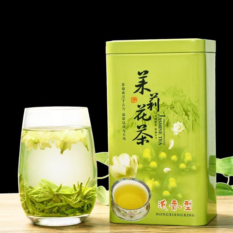 茉莉花茶 茶叶 2019新茶茉莉花茶叶茉莉花茶袋装罐装250g500g125g 250g铁罐装2HS2L4