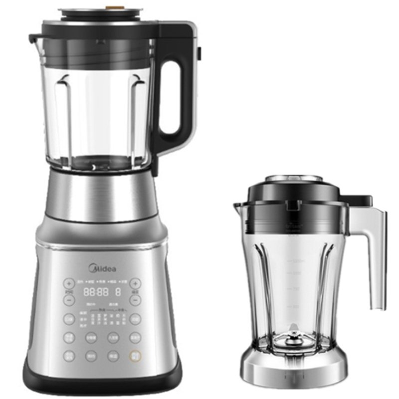 美的(Midea)破壁机BL1506B变频家用多功能加热预约功能 38000转 显示屏功能 预约功能 定时功能 5人以上