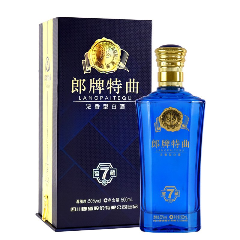 郎酒 郎牌特曲窖藏7号 50度 单瓶装白酒 500ml 浓香型