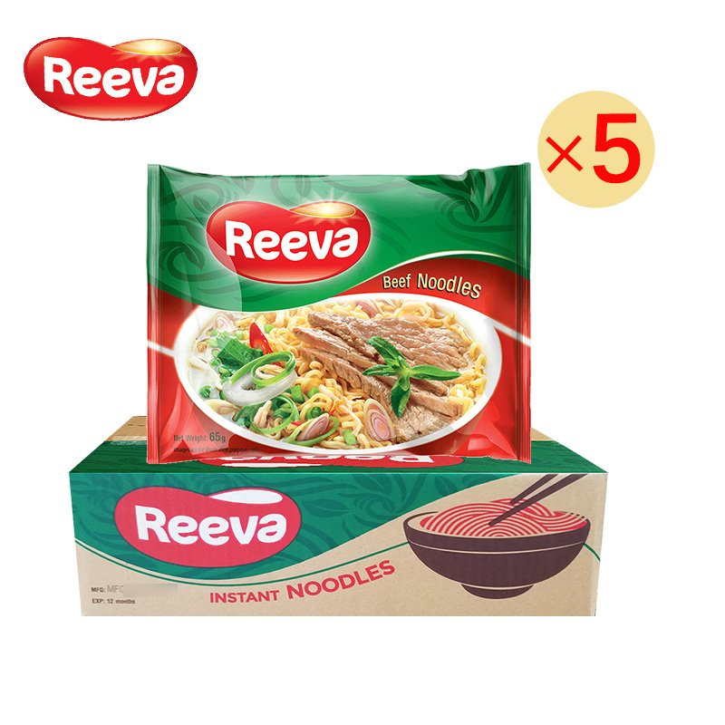 阮婆婆reeva速食面 牛肉味5连包