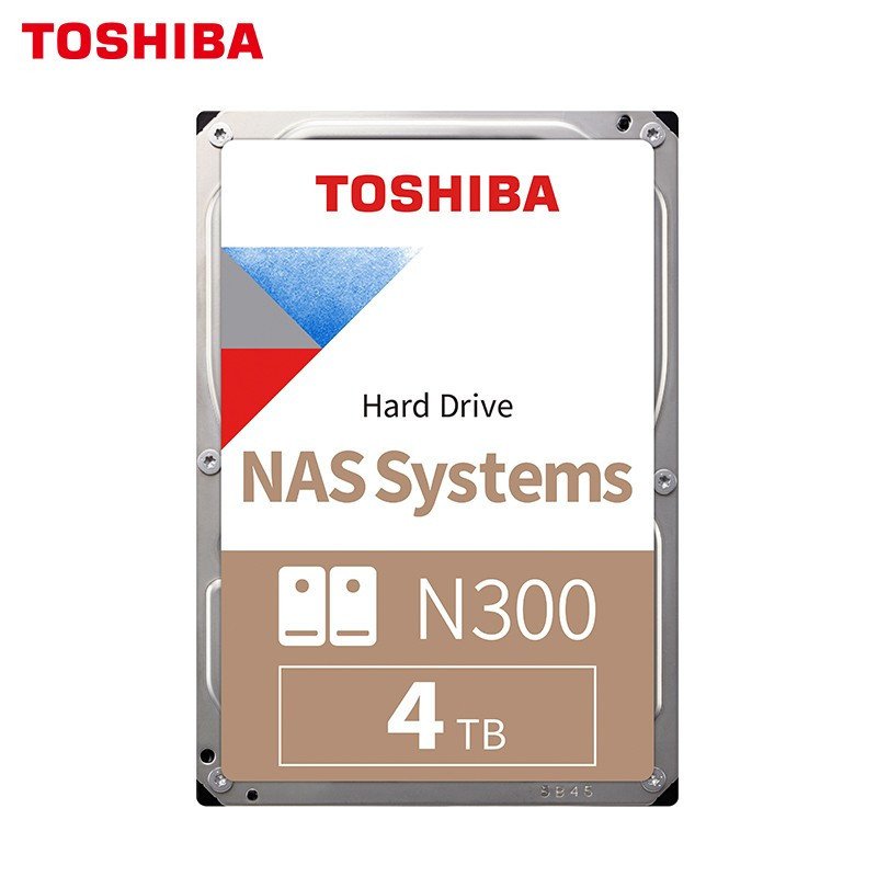 东芝(TOSHIBA)4TB 256MB 7200RPM NAS网络存储机械硬盘 SATA接口 N300系列