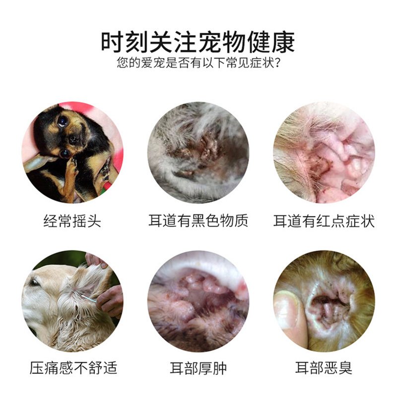 金盾滴耳油 狗狗滴耳液除耳螨猫用宠物耳朵清洁用品耳螨 清洁耳螨耳垢 日常护理 猫狗通用