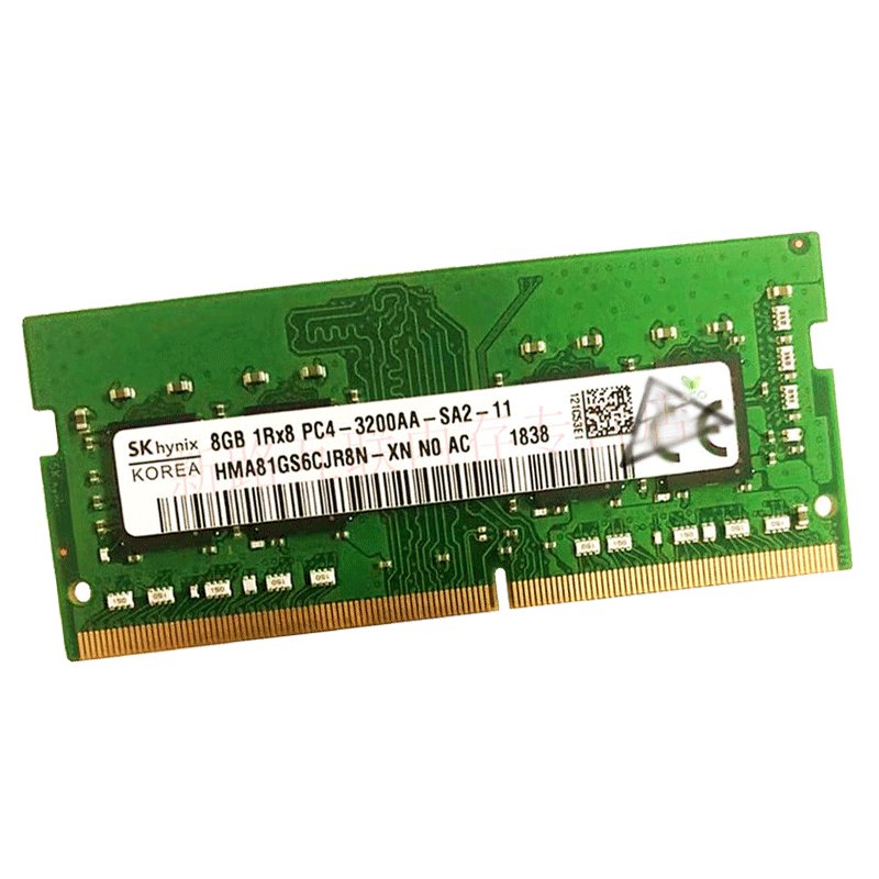 现代/海力士（SKhynix）8G DDR4 3200笔记本内存条PC4-3200兼容2400