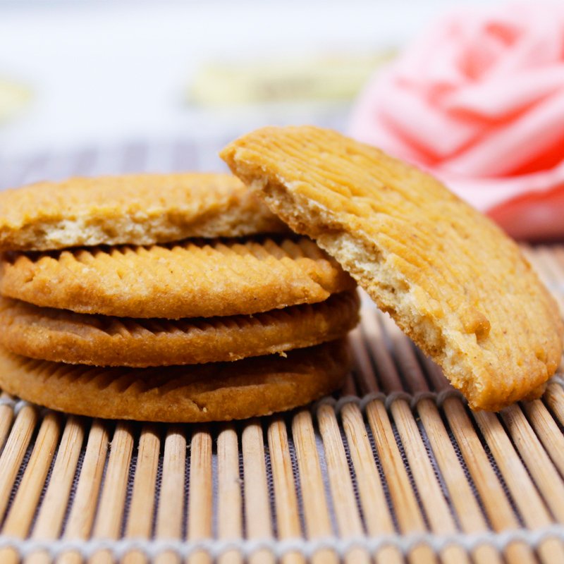 长生贻猴菇曲奇饼干1000g礼盒装猴头菇酥性饼干整箱批发早餐零食品