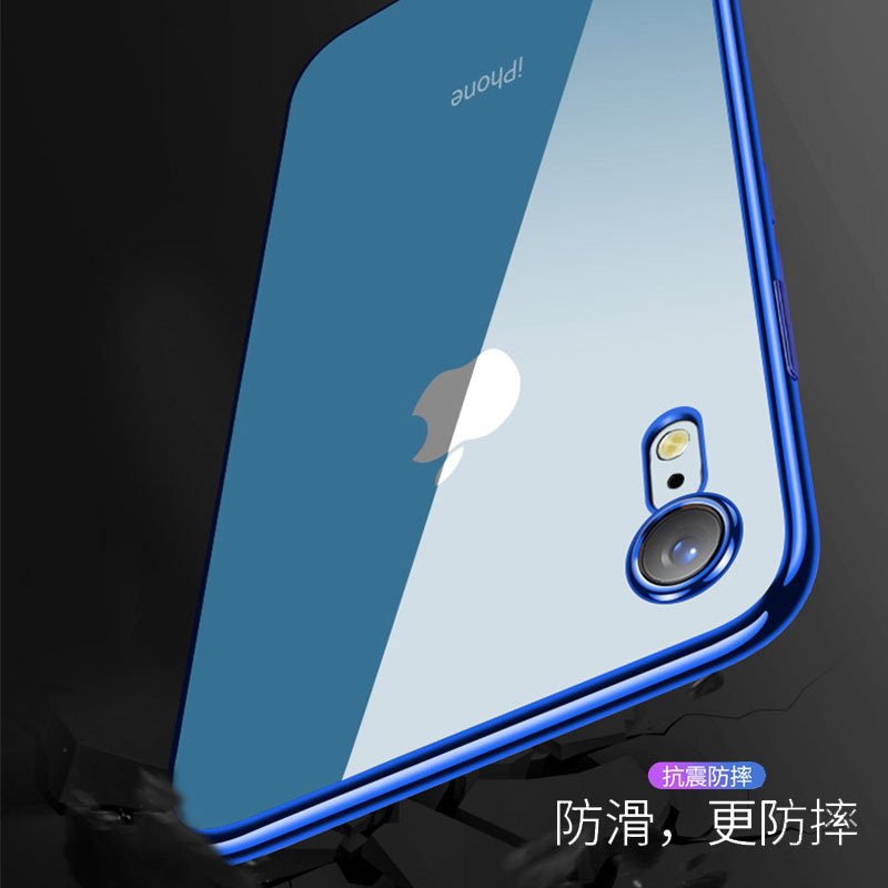 圣幻 苹果XR手机壳新款透明iPhonexr电镀硅胶超薄防摔保护套iPhone XR个性潮男女款创意全包软壳4