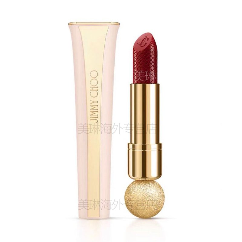 周仰杰(Jimmy Choo)2020新品蛇纹诱惑唇膏口红002#Burgundy Charm酒红